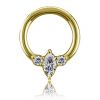 PIERCING CLICK ORO CON CRISTALES