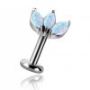 Piercing with opal elements