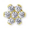 FLOR MICRODERMAL BAÑADA EN ORO
