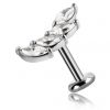PIERCING SIN ROSCA CON ACCESORIO ALA