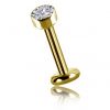 PIERCING LABRET AVEC DIAMOND LAB
