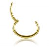 GIOIELLO OVALE CLICKER IN ORO MASSICIO
