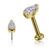BIJOU AVEC DIAMANT LAB TAILLE MARQUISE EN OR MASSIF