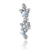 Replacement with crystal and opal flower