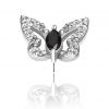 REPLACEMENT THREADLESS JEWEL WITH BUTTERFLY