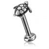 PIERCING LABRET CON TARTARUGA