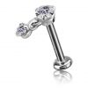 LABRET WITH DANGLING CRYSTAL
