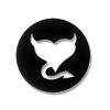 Piercing plug Devilheart pour lobes d'oreilles