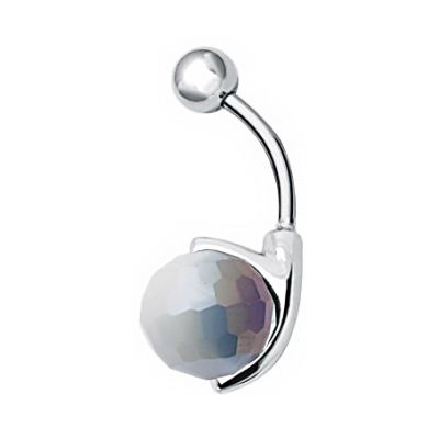 BAUCHNABELPIERCING MIT GLOBUS