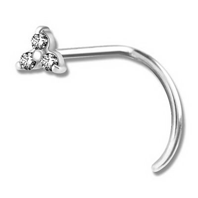 PIERCING AL NASO CON ZIRCONI
