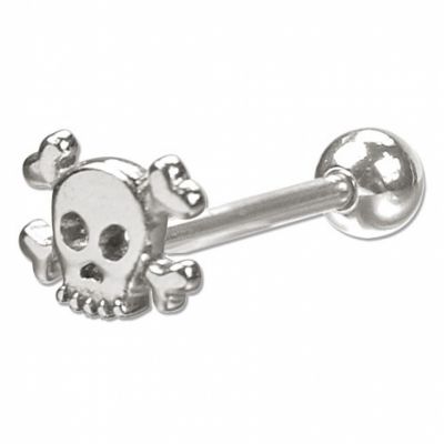 BARBELL WITH SKULL