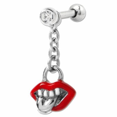 HELIX PIERCING MIT ZUNGE