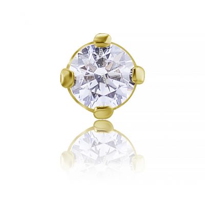 BAGUE EN OR 18k AVEC CRISTAL