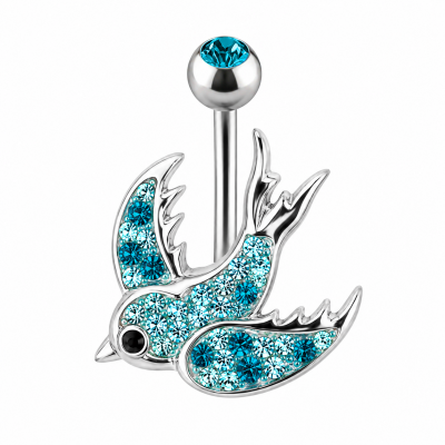 PIERCING NOMBRIL HIRONDELLE