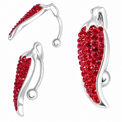 PIERCING DE NOMBRIL PIMENT