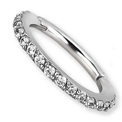 CLICKER RING WITH PREMIUM ZIRCONIA