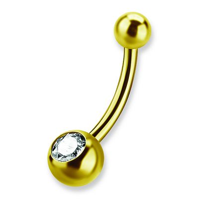 PIERCING BANANA CON CRISTAL PREMIUM
