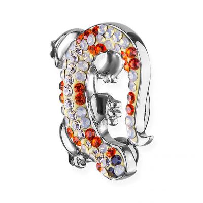 BAUCHNABELPIERCING MIT GECKO
