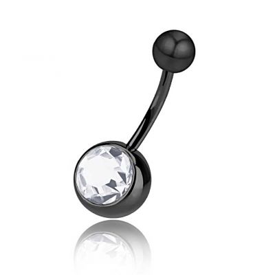 SCHWARZE BANANABELL MIT PREMIUMKRISTALL