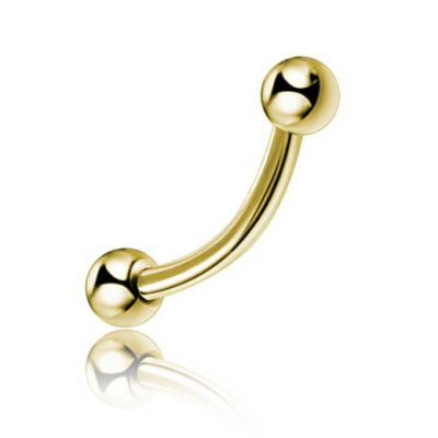 EYEBROW PIERCING WITH BALLS