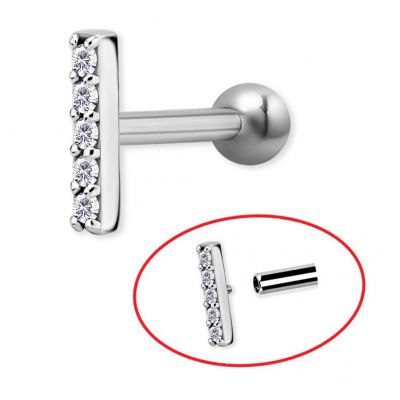BAR WITH SMALL RECTANGLE AND CRYSTALS