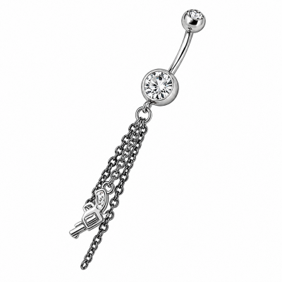 PIERCING NOMBRIL PENDANT AVEC ACCESSOIRES