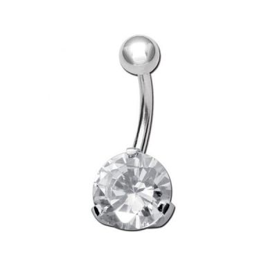 BIJOU DE NOMBRIL AVEC CRISTAL