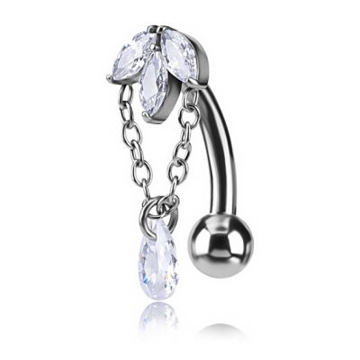 BIJOU DE NOMBRIL INVERSÉ