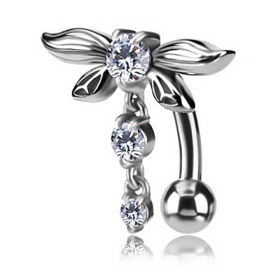 BIJOU DE NOMBRIL LIBELLULE