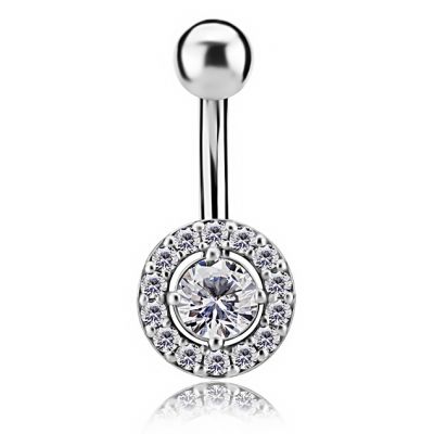 BELLY BUTTON JEWELRY WITH PREMIUM ZIRCONIA