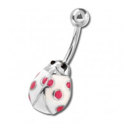 BAUCHNABELPIERCING MIT MARIENKÄFER