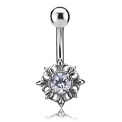 BIJOU DE NOMBRIL À FILETAGE INTERNE