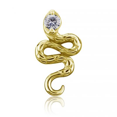 GOLD-PLATED SNAKE LABRET