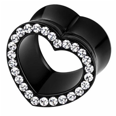 HEART-SHAPED TUNNEL WITH CRYSTALS