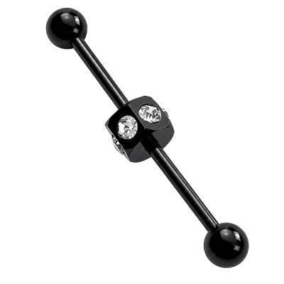 INDUSTRIAL BARBELL NOIR