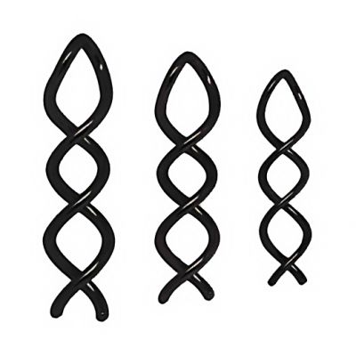 SCHWARZE STAHLSPIRALE