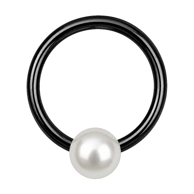 ANNEAU PIERCING AVEC PERLE