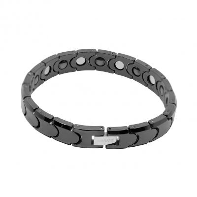 BRACCIALE IN CERAMICA NERA