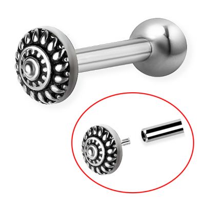 TRIBAL STYLE TRAGUS PIERCING