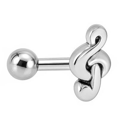 HELIX PIERCING TREBLE CLEF
