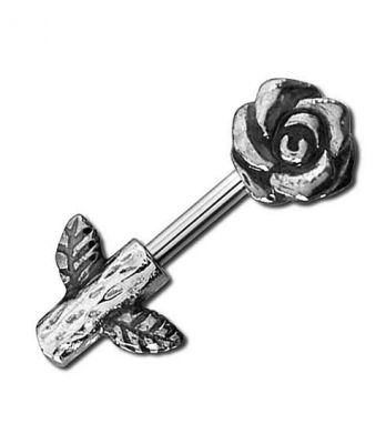 HELIX PIERCING MIT ROSE
