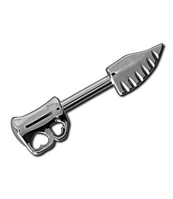 HELIX PIERCING MIT MESSER