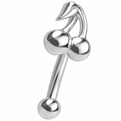 PIERCING PARA LA CEJA CON CEREZAS