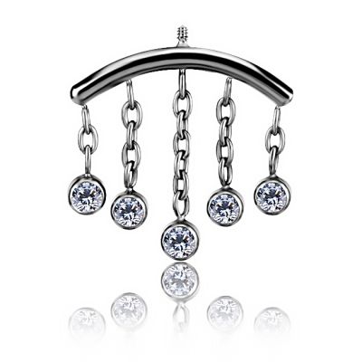 VERTIKALES HELIX-LABRET-PIERCING