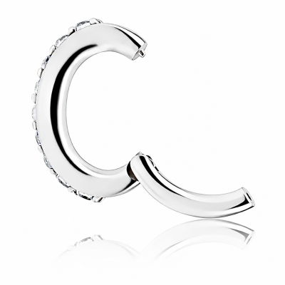 ORECCHINO CLICKER PER CONCH CON CUBIC ZIRCONIA