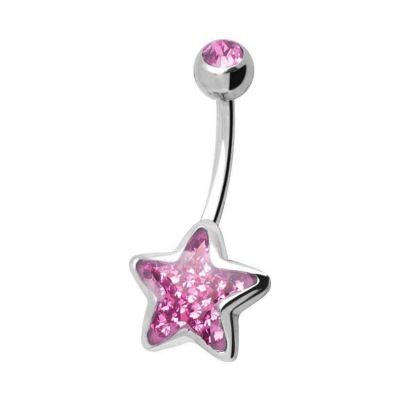 STAR BELLY BUTTON PIERCING