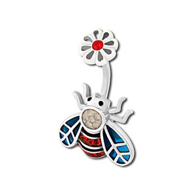 BAUCHNABELPIERCING MIT BIENE