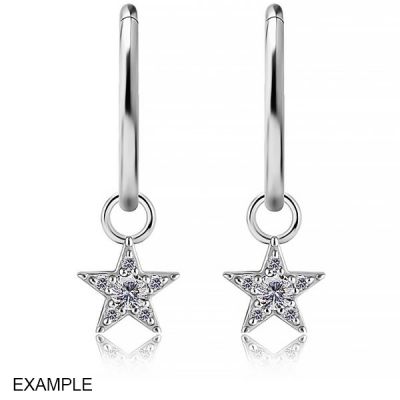 COLGANTE CON ESTRELLA DE CRISTALES