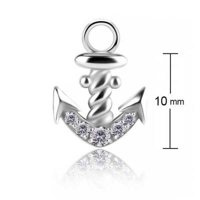 COLGANTE CON ANCLA DE CRISTALES