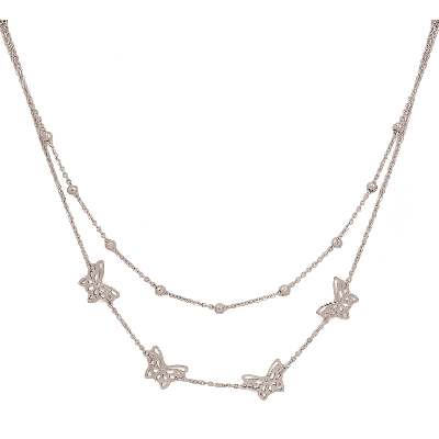 COLLAR DORADO CON MARIPOSA